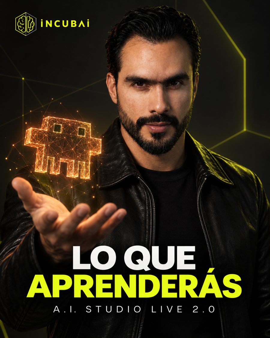 David Gómez en la portada de AI Studio Live: Lo que aprenderás